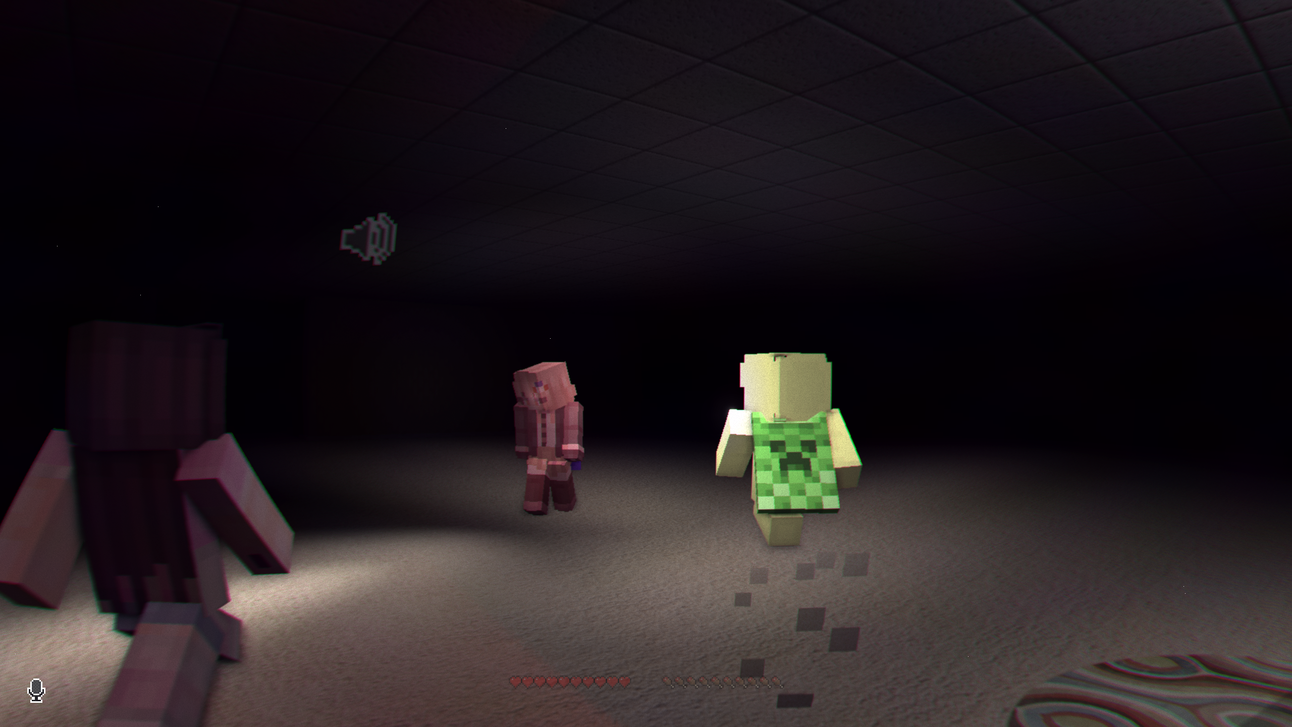 Level 0: the carpet and lights