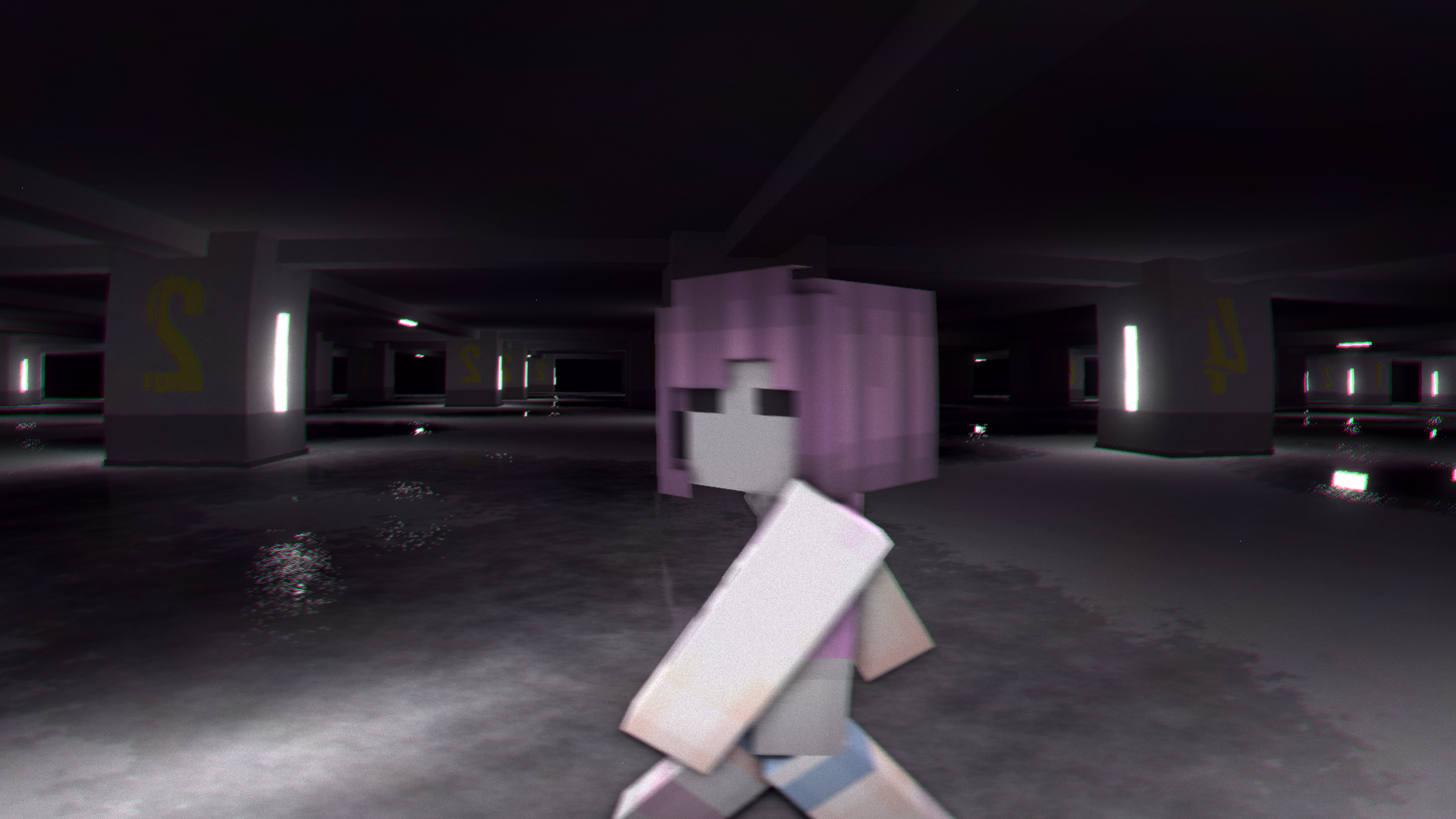 Level 1: stairs and shadows