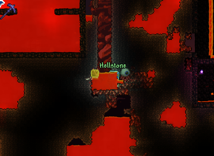 Mining Hellstone in the Underworld