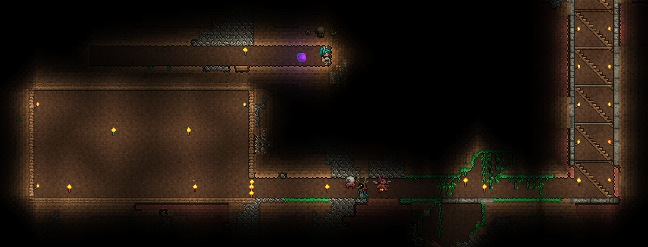 Player rooms layout (left)